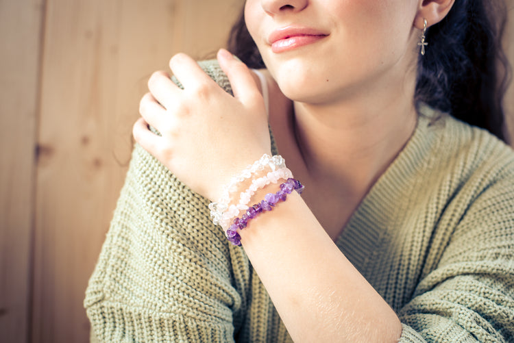Splitterarmband-Set I Dreiklang – Ruhe, Liebe & Klarheit