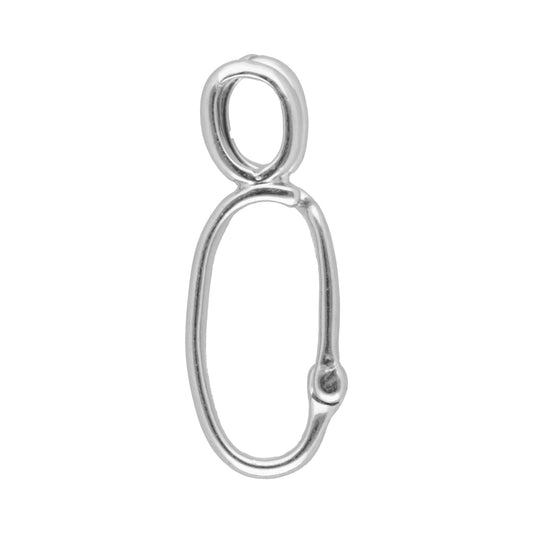 Donut holder | Hinge clip | For 30 mm donuts | Silver