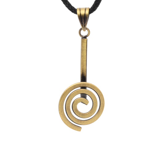 Donut holder spiral for 30 &amp; 40 mm donut stones | brass