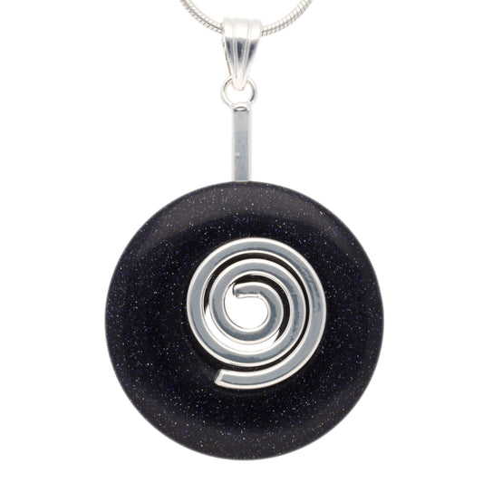 Donut holder spiral for 30 &amp; 40 mm donut stones | silver