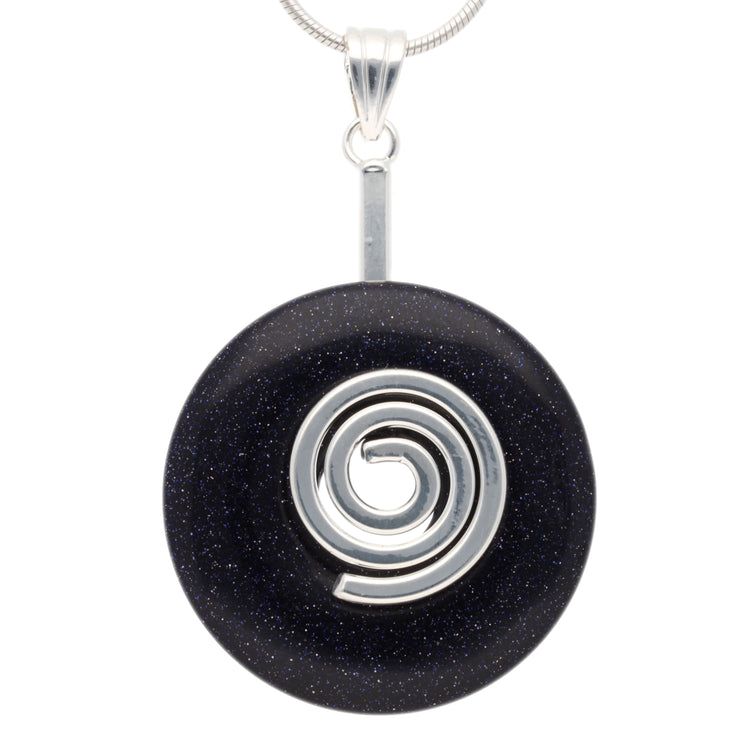 Donut holder spiral for 30 &amp; 40 mm donut stones | silver