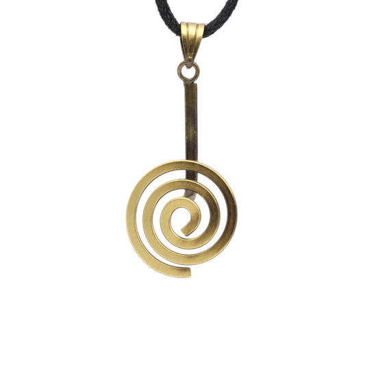Donut holder spiral for 30 &amp; 40 mm donut stones | brass