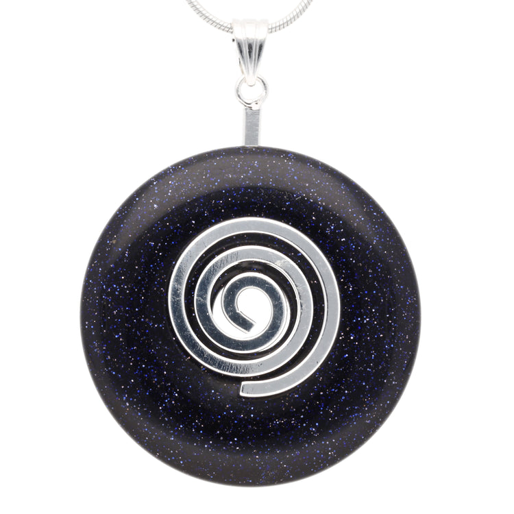 Donut holder spiral for 30 &amp; 40 mm donut stones | silver