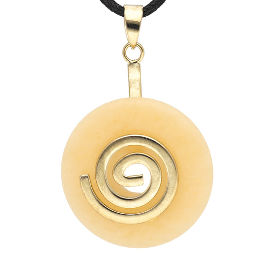 Donut holder spiral for 30 &amp; 40 mm donut stones | brass