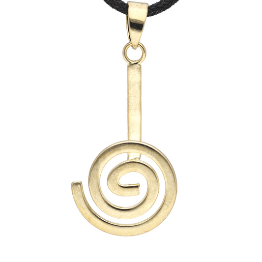 Donut holder spiral for 30 &amp; 40 mm donut stones | brass