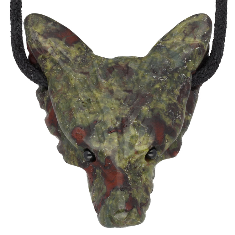 Drachenblut Wolfskopfanhänger