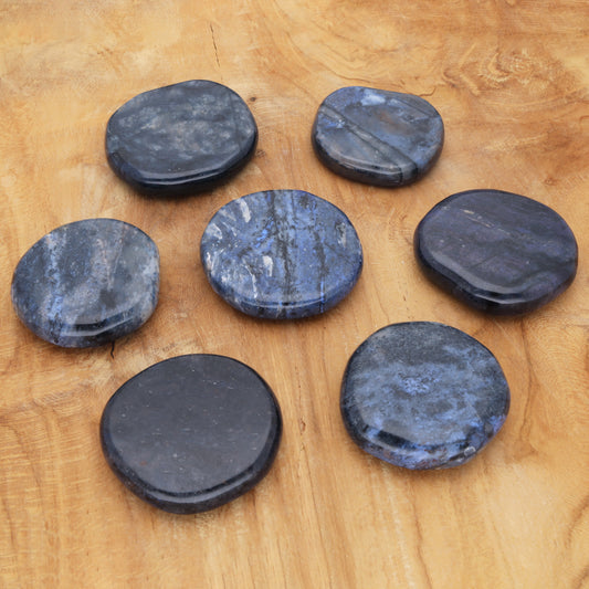 Dumortierite disc stone
