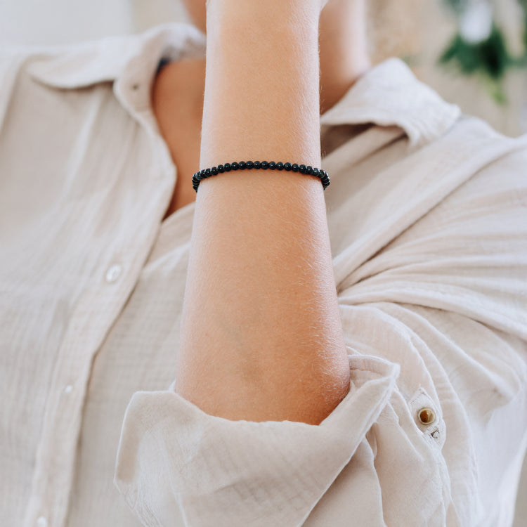 Hawk's Eye Mini Ball Bracelet | 4 mm
