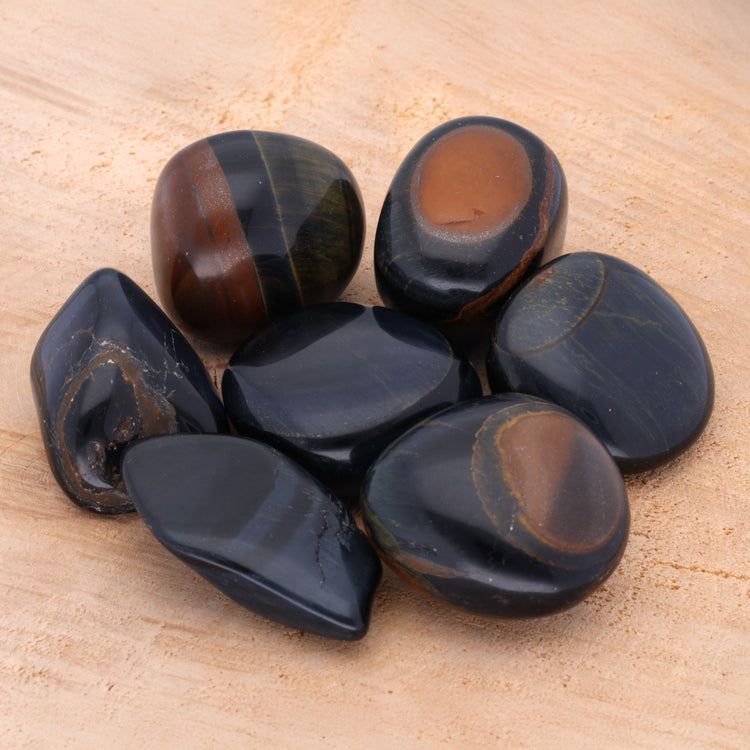 Hawk's Eye Tumbled Stone 