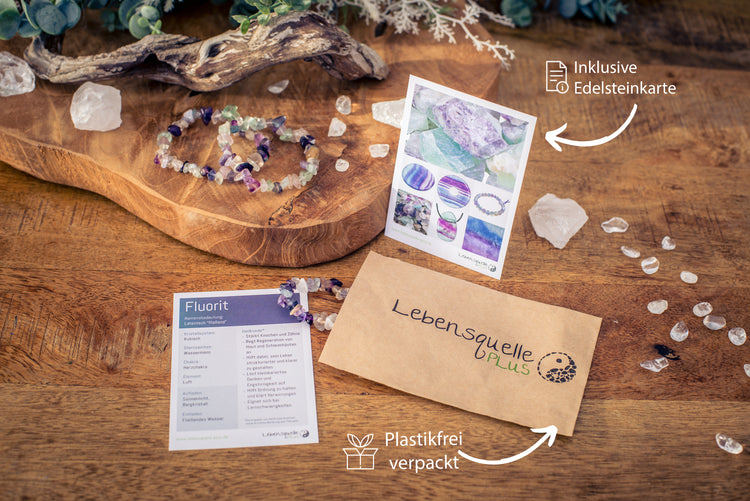 Fluorit Splitterarmband