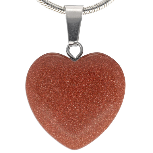 Gold River Heart Pendant | 2x2cm