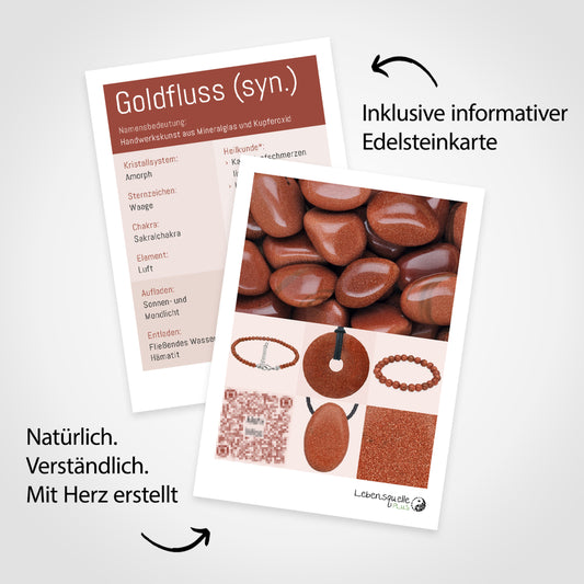 Goldfluss Edelsteinkarte – im Lieferumfang enthalten