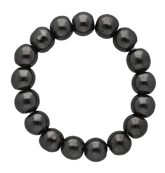 Hematite | elastic ball ring
