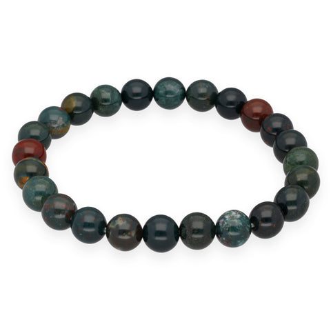 Heliotrope Bead Bracelet | 8 mm