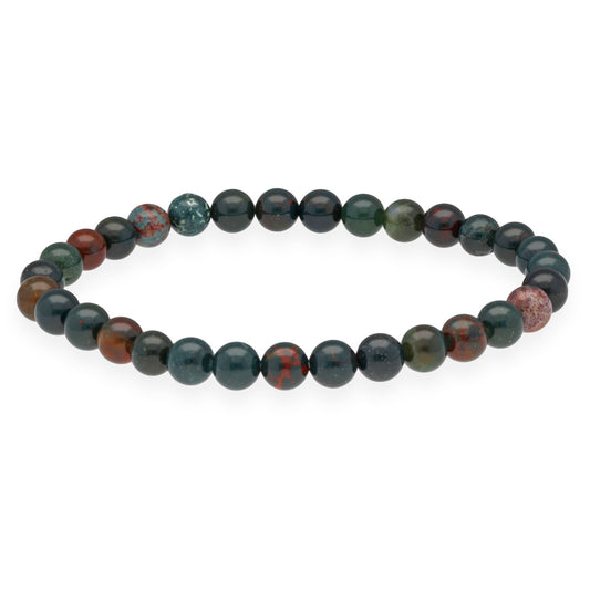 Heliotrope bead bracelet | 6 mm