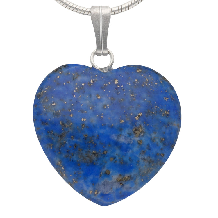 Lapis lazuli heart pendant | 2x2 cm