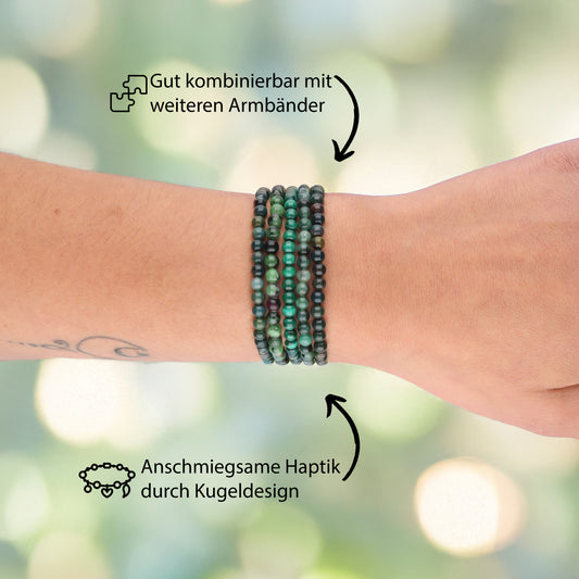 Heliotrope mini ball bracelet | 4mm