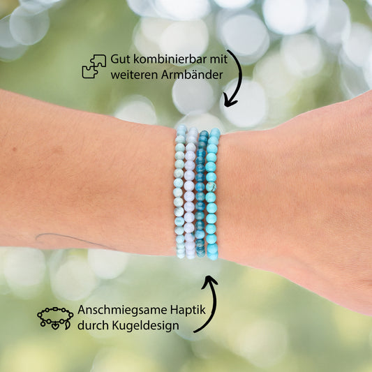 Amazonite mini bead bracelet | 4 mm
