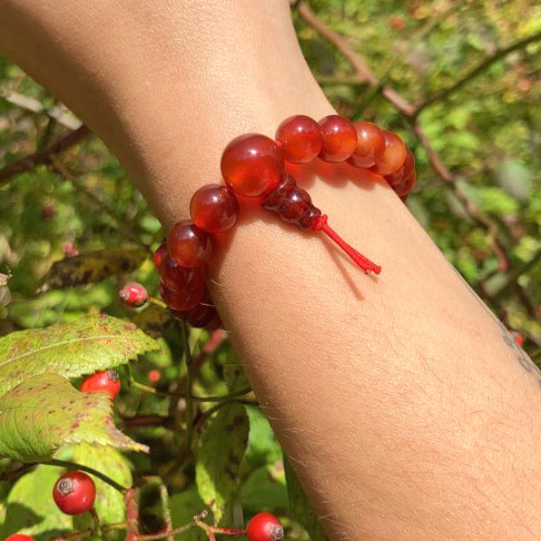 Carnelian power bracelet