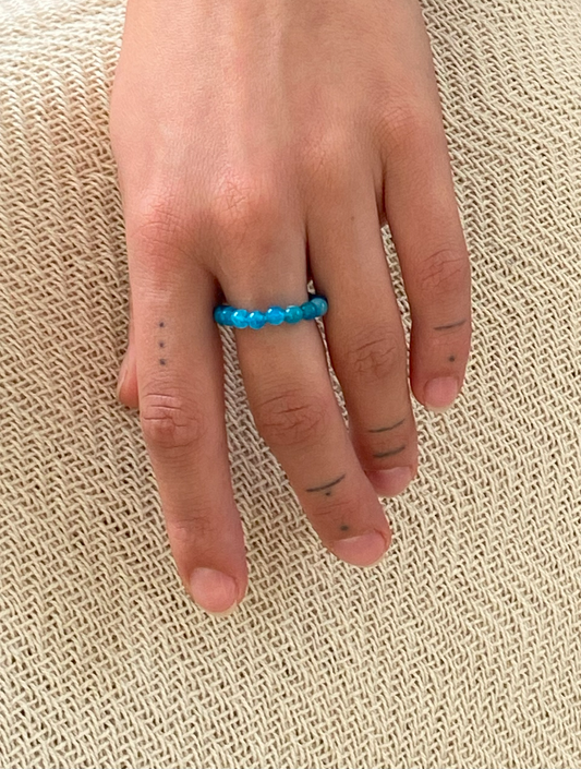 Apatite | elastic ball ring
