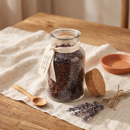 Granat Mini-Trommelsteine – lifestyle-anwendung