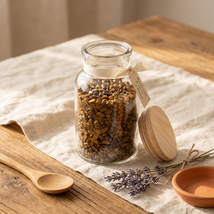 Tigerauge Mini-Trommelsteine – lifestyle-anwendung