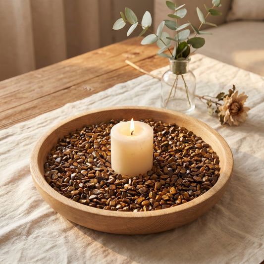 Tigerauge Mini-Trommelsteine – lifestyle-deko