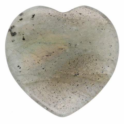 Labradorite Heart | Palm Stone 2x2 cm