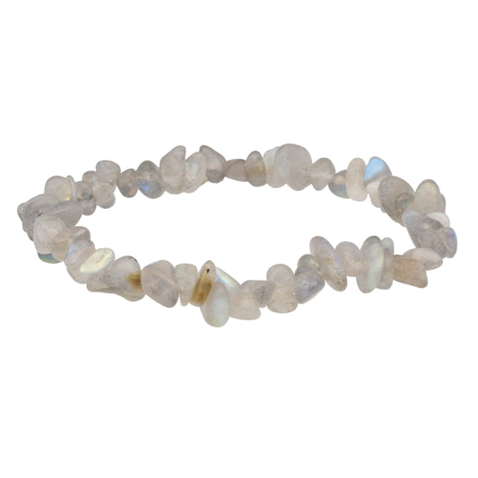 Labradorite chip bracelet