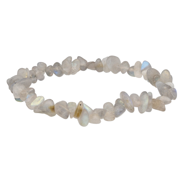 Labradorite chip bracelet