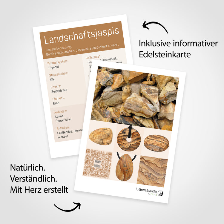 Landschaftsjaspis Trommelstein