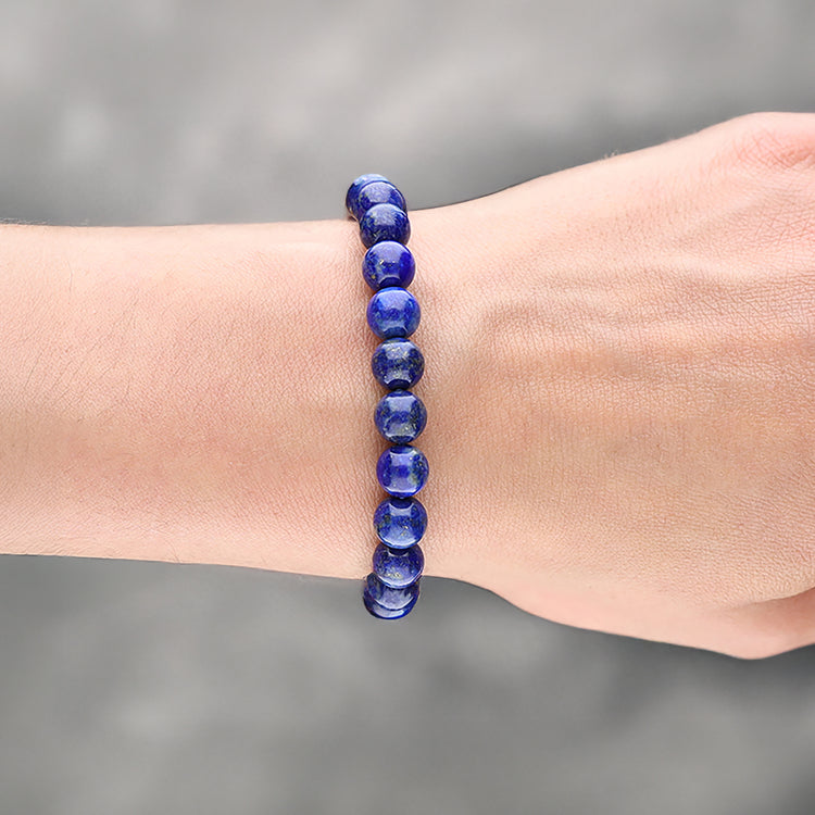 Lapis lazuli ball bracelet | 8mm