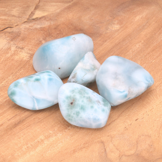 Larimar tumbled stone 
