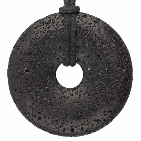 Lava Donut | 40 mm Pendant + Cotton Cord