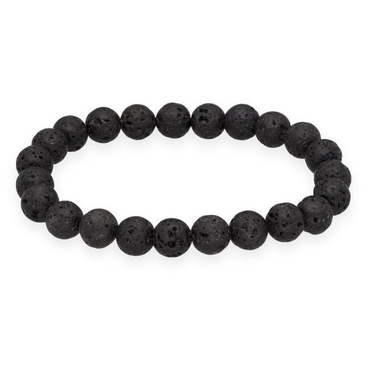 Lava bead bracelet | 8 mm