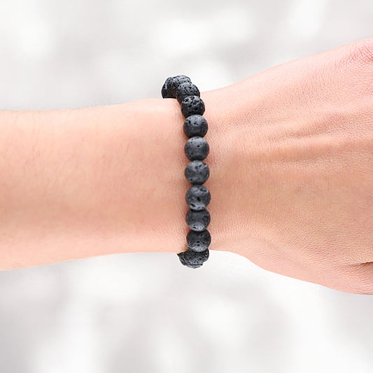 Lava bead bracelet | 8 mm