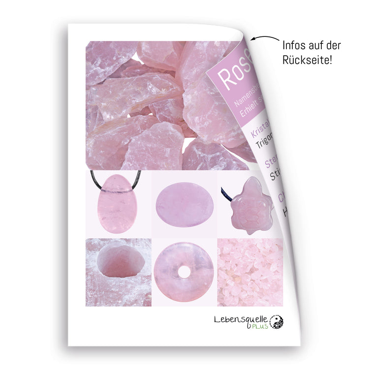 Gua Sha made of rose quartz