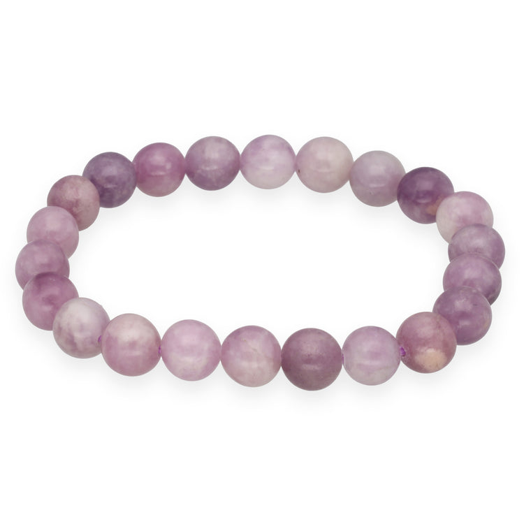 Lepidolite ball bracelet | 8mm
