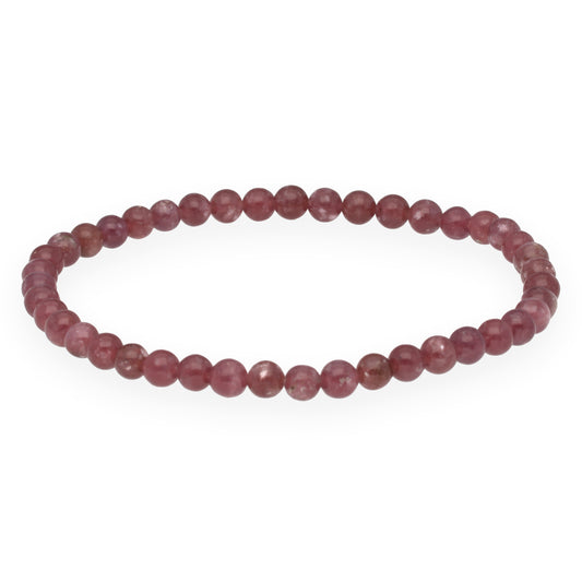 Lepidolite mini ball bracelet | 4mm