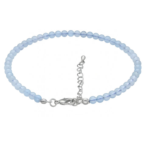 Aquamarine Anklet | 4mm