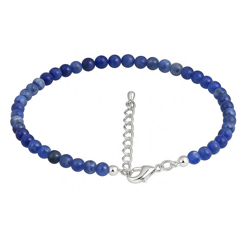 Sodalite Anklet | 4mm