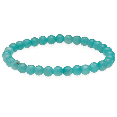 Amazonite Bead Bracelet | 6 mm