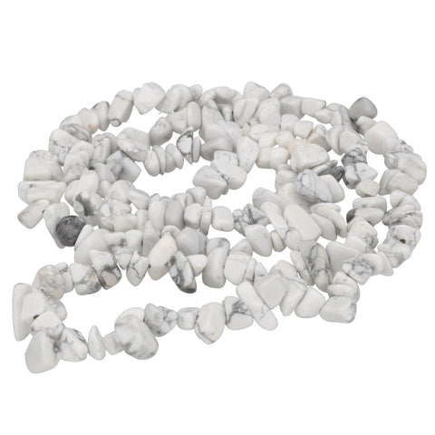 Magnesite Chip Necklace | 80 cm