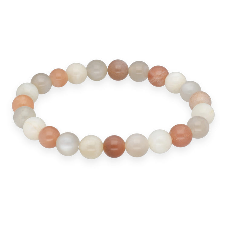 Moonstone bead bracelet | 8 mm