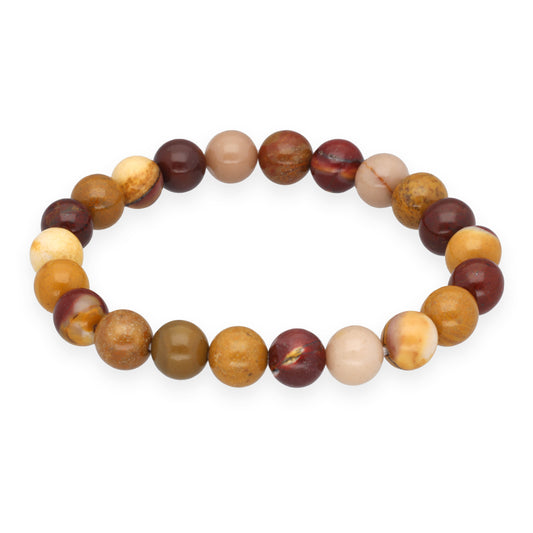 Mookaite bead bracelet | 8 mm