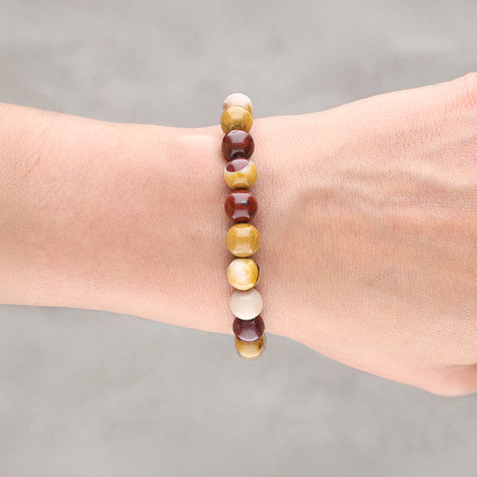 Mookaite bead bracelet | 8 mm