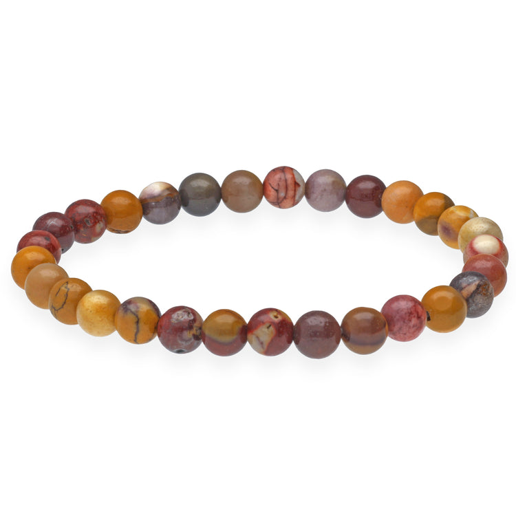 Mookaite bead bracelet | 6 mm