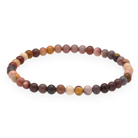 Mookaite mini ball bracelet | 4mm