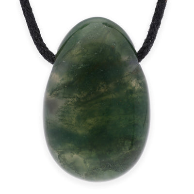 Moss Agate Drop Pendant