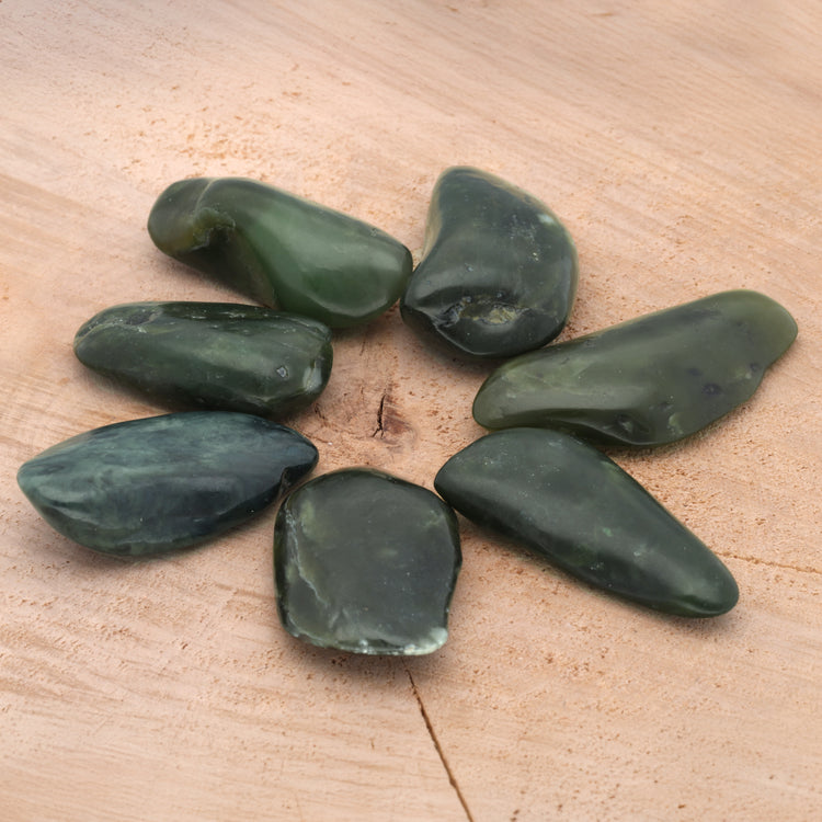 Jade (Nephrite) tumbled stone